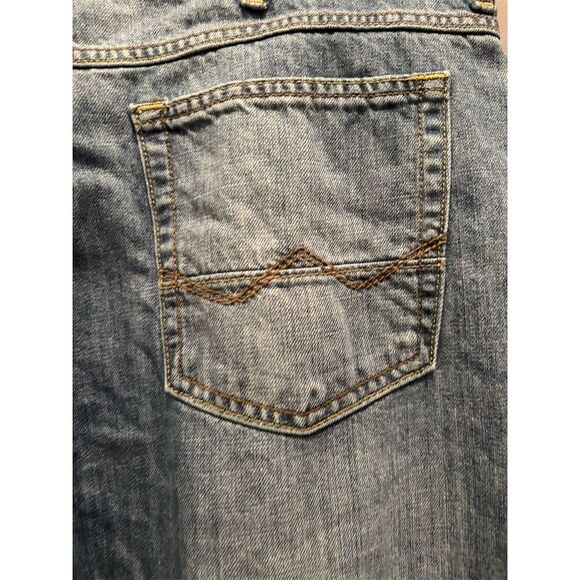 Wrangler Men's Relaxed Straight Jeans Blue Size 40x32 5-Pocket Design - Picture 10 of 13